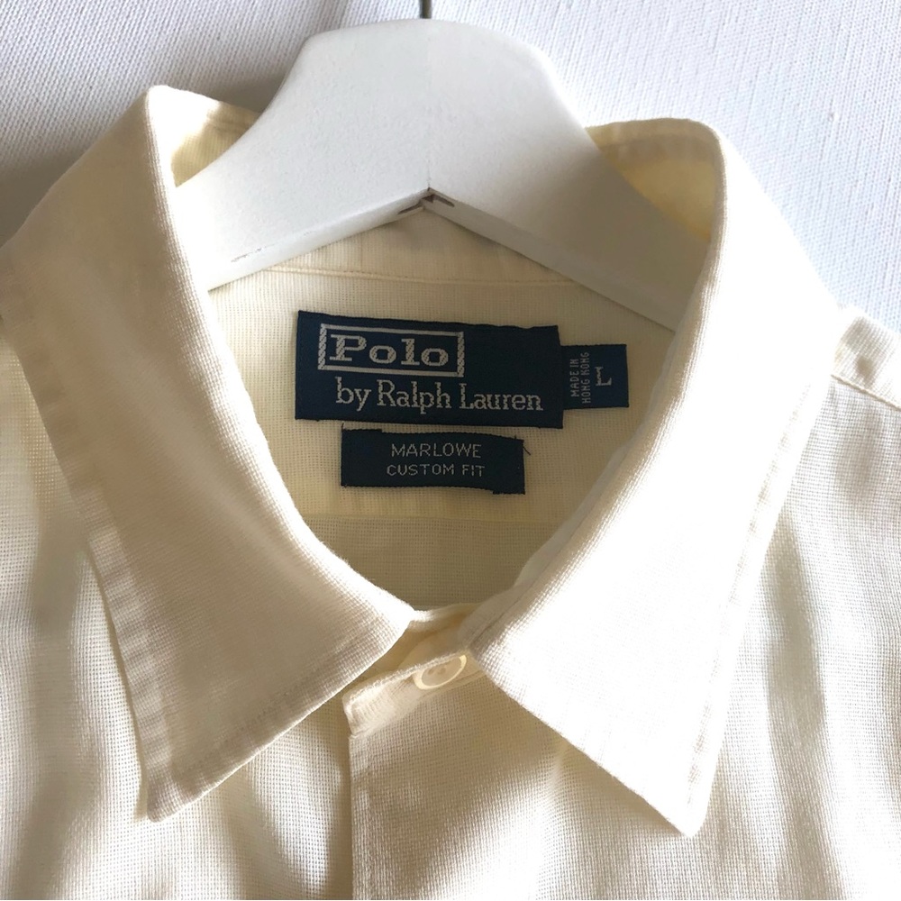Polo by Ralph Lauren Marlowe Custom fit Men’s Long Sleeve dress shirt size L